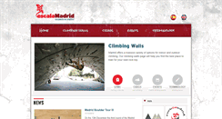 Desktop Screenshot of escalamadrid.com