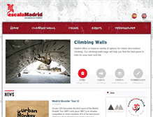 Tablet Screenshot of escalamadrid.com